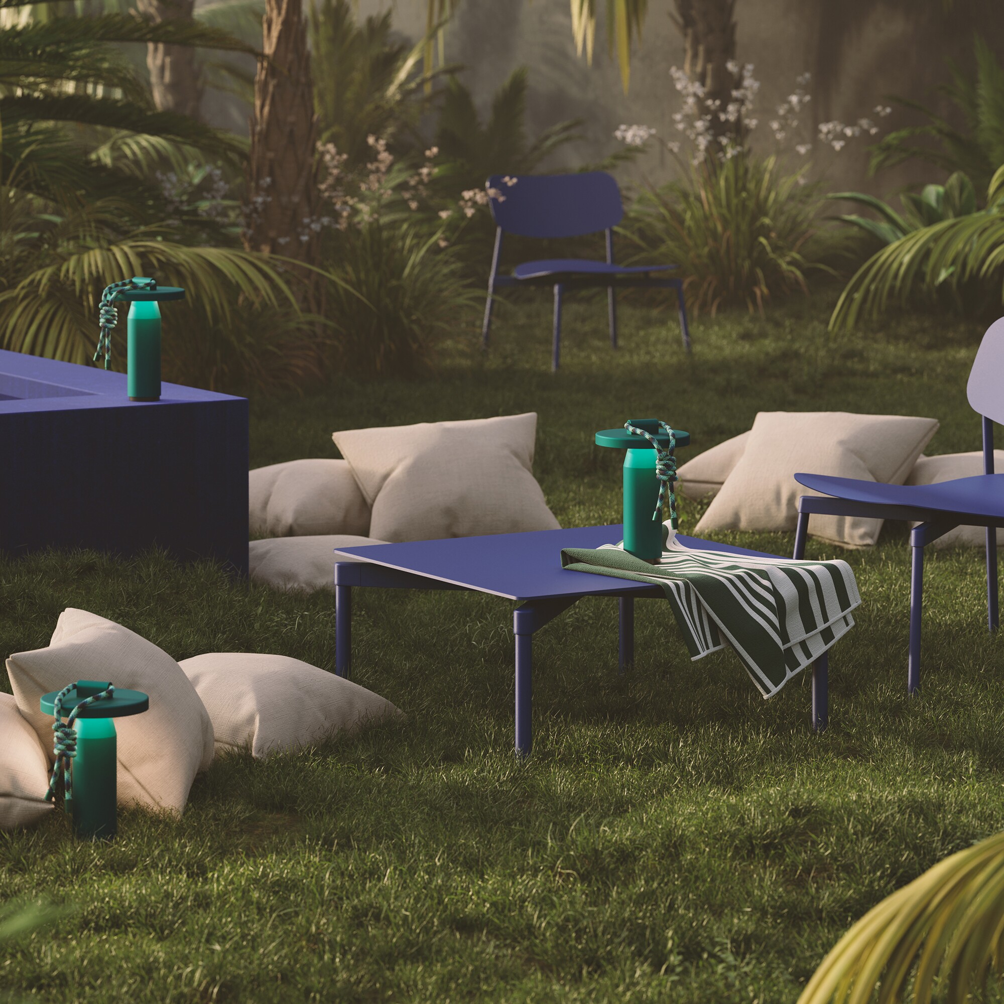 Quasar LED Lamp with Battery