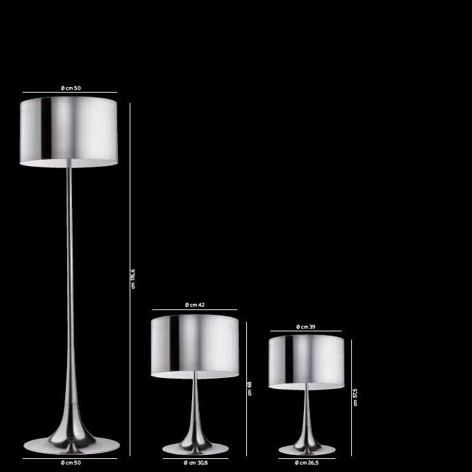 Spun Light F Floor Lamp