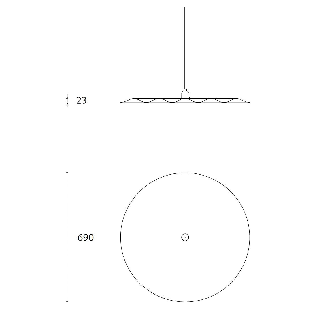 w171 Alma s Suspension Lamp