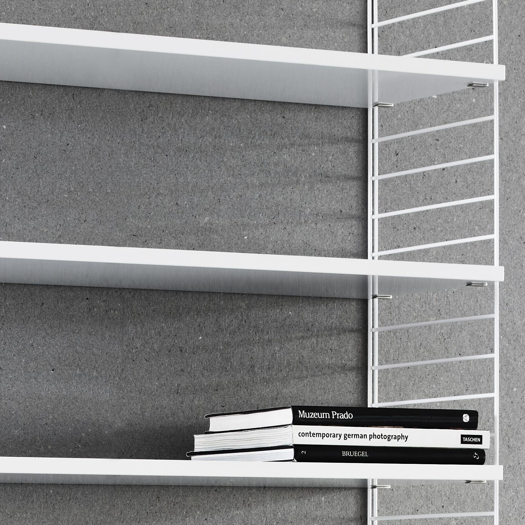 String System Shelves Set Of 3 58x30cm