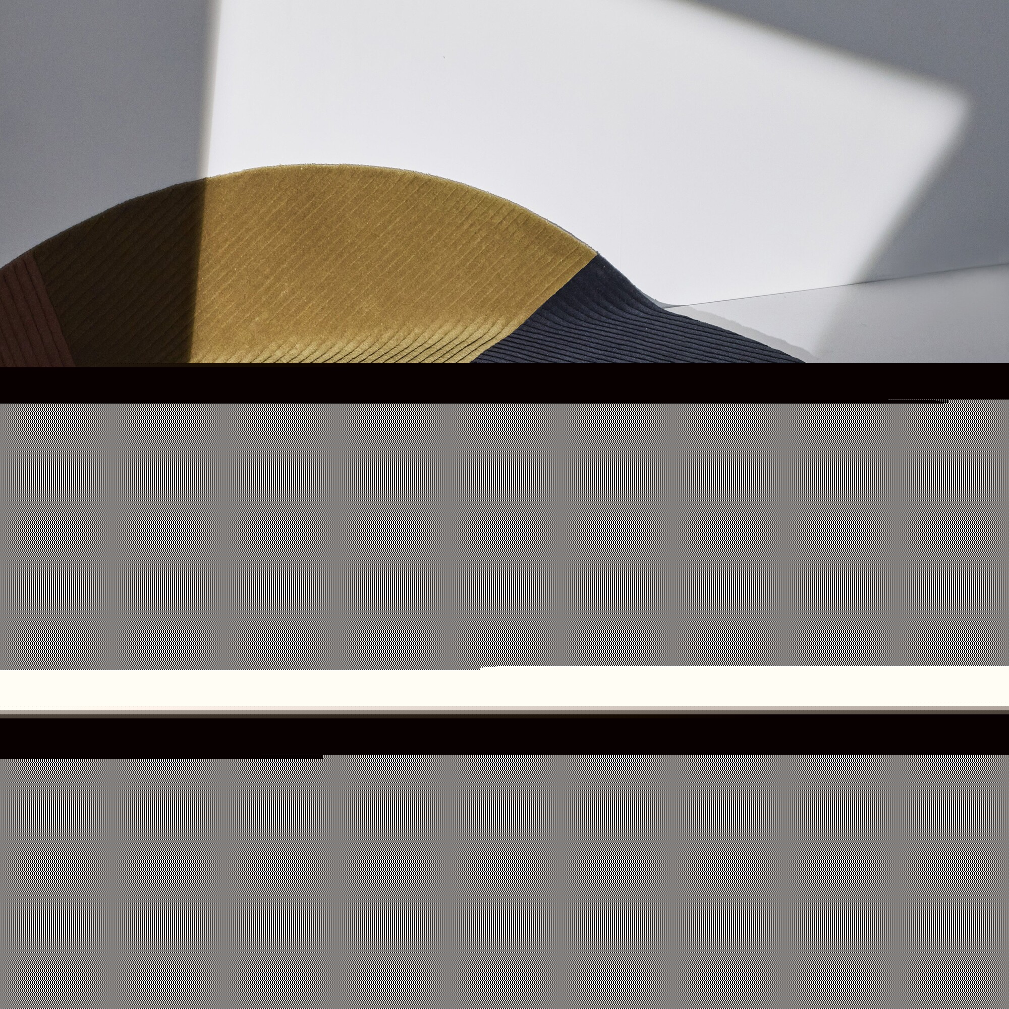 Row New Zealand Wool Rug Circular Ø200cm