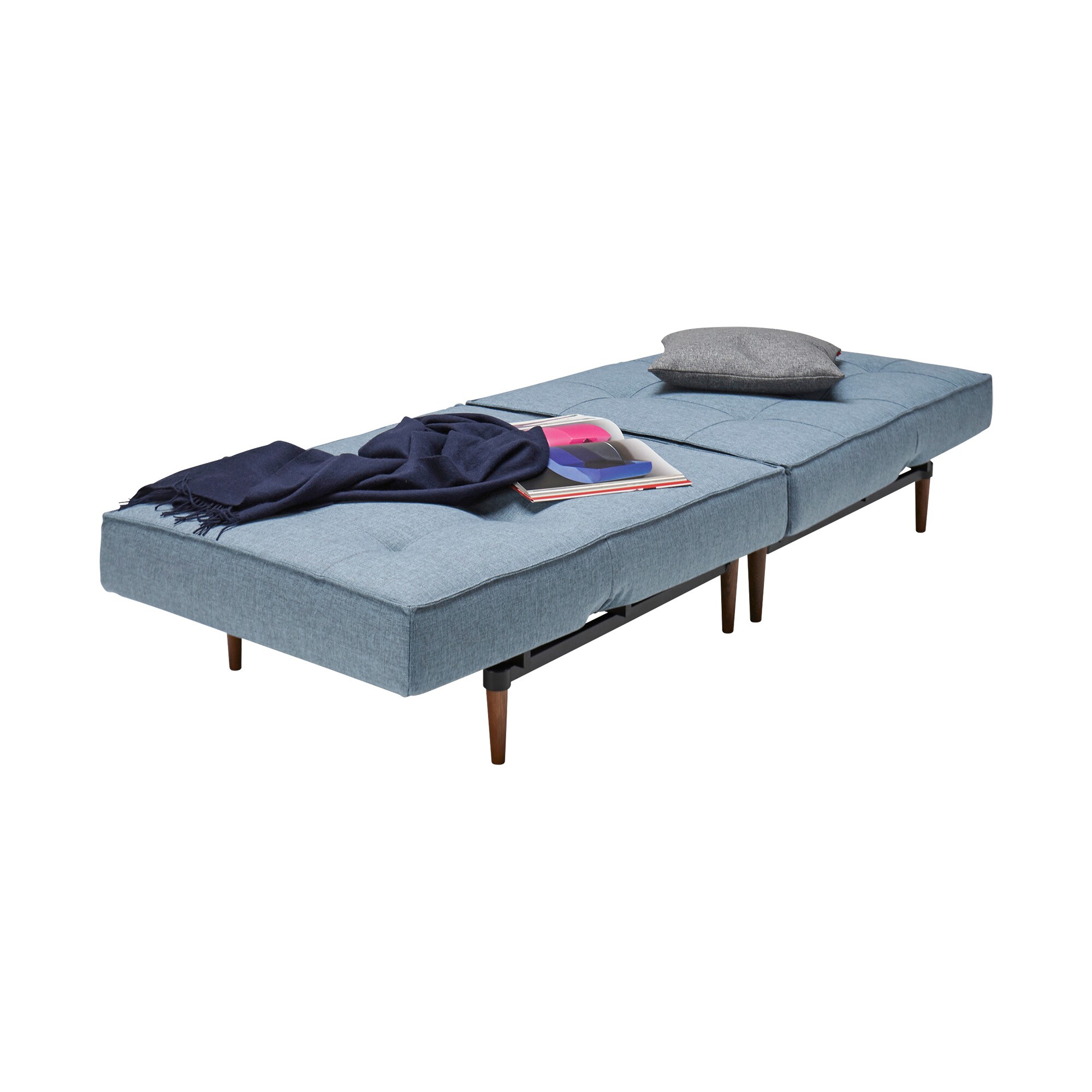 Splitback Styletto Easy Chair Dark Wood