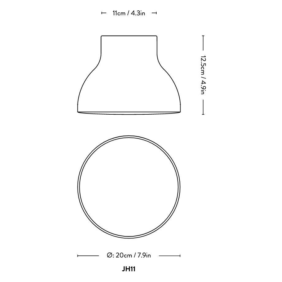 Passepartout JH11 LED Wall/ Ceiling Lamp