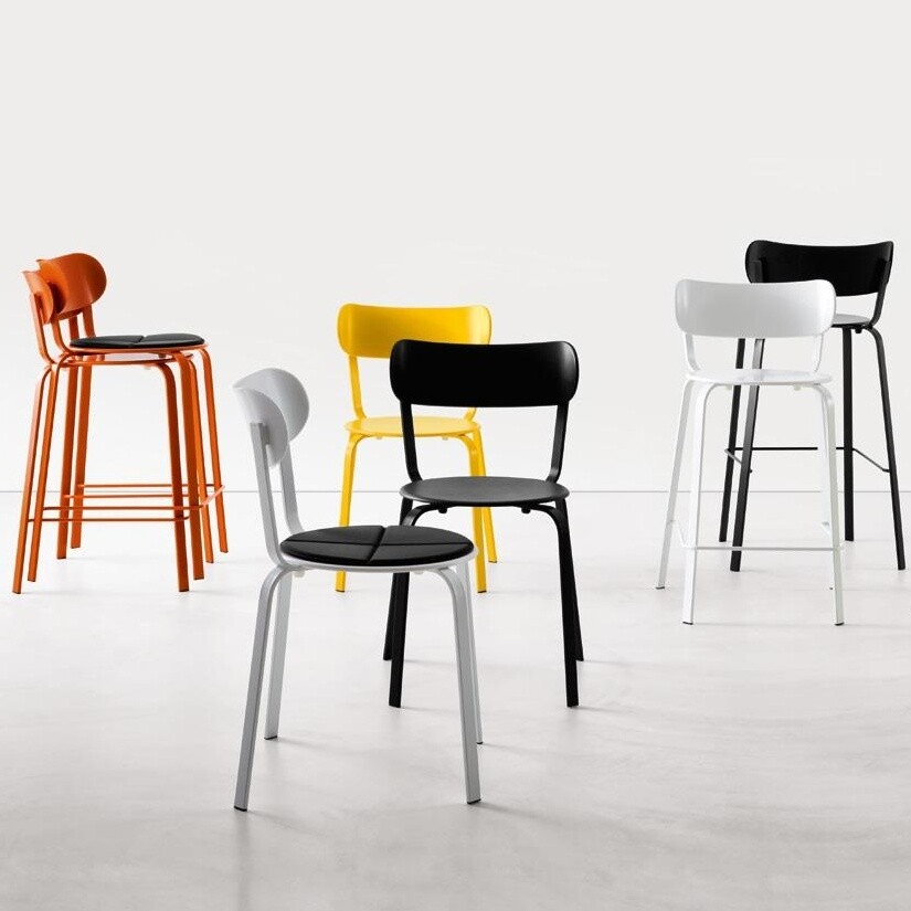 Stil S48 Chair Four Leg Frame Stackable