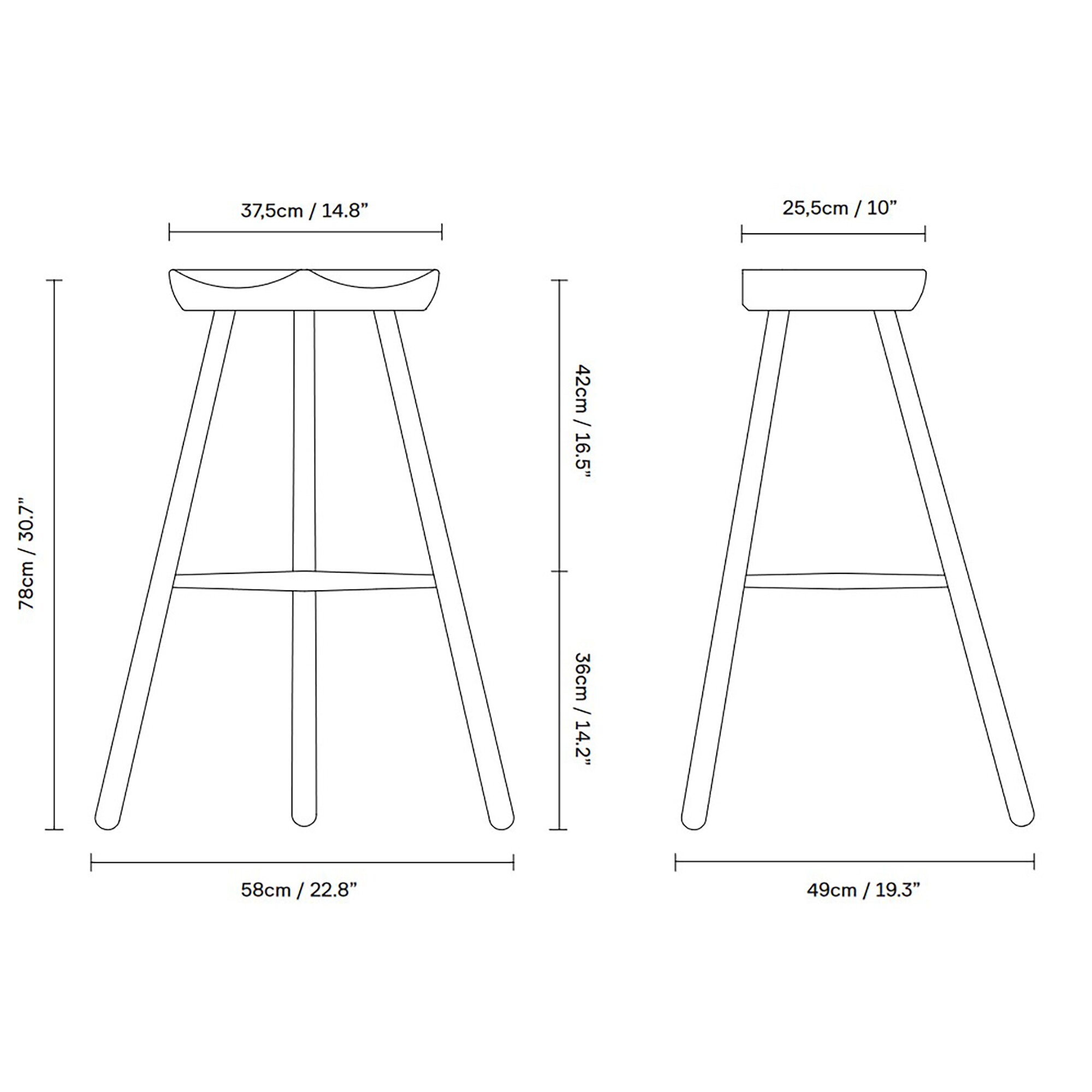 Shoemaker No. 78™ Bar Stool