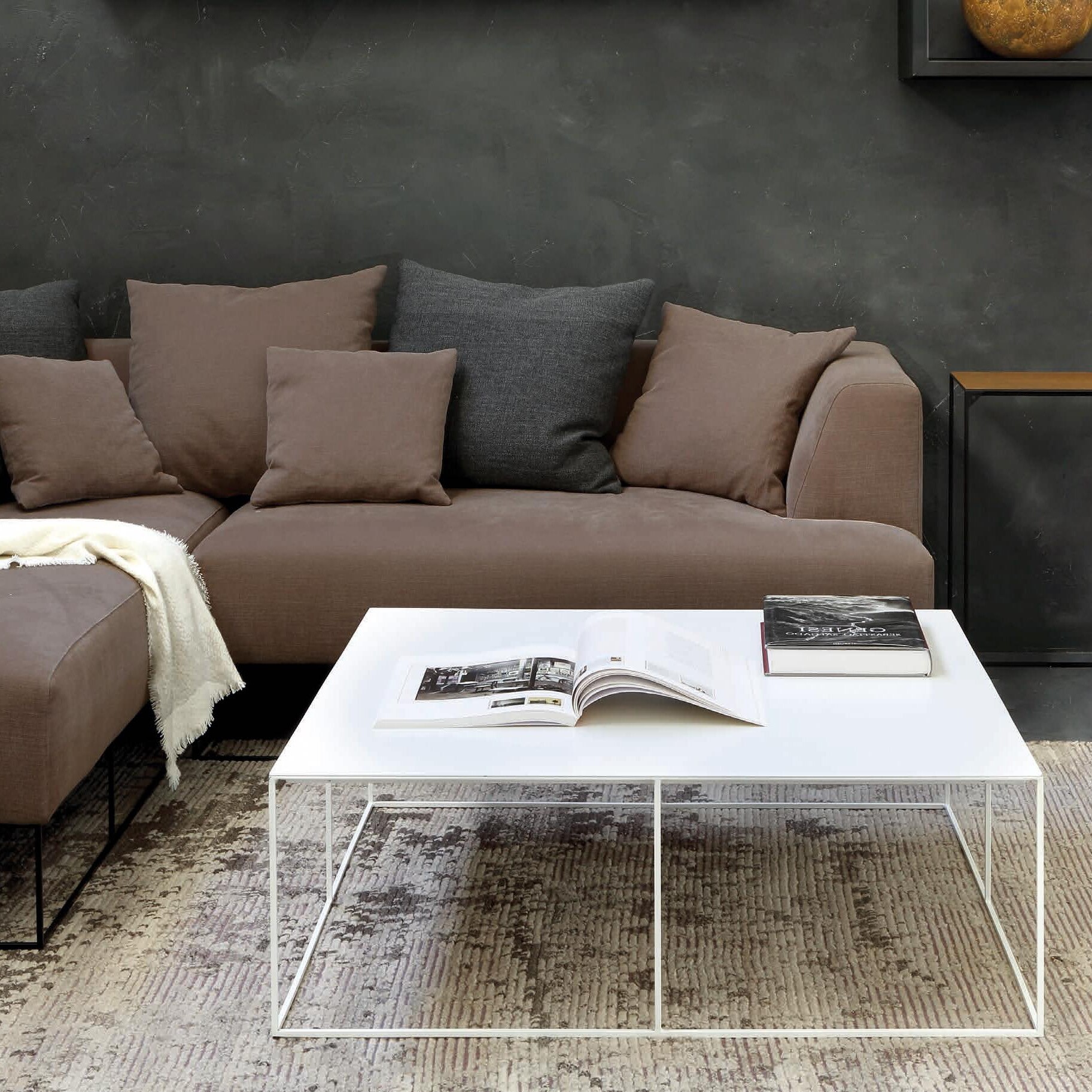 Slim Irony Side Table 70x70x34cm