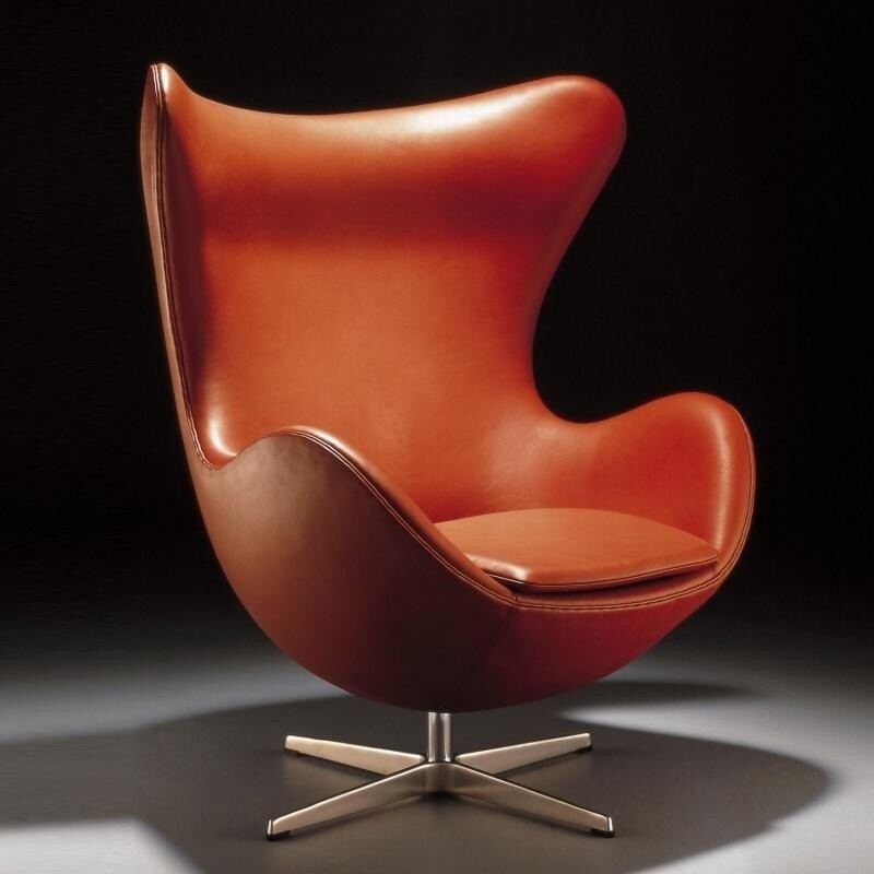 Promotion Set Egg Chair™ + Footstool Leather