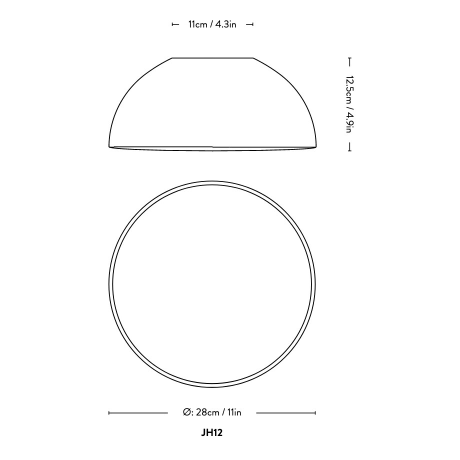 Passepartout JH12 LED Wall/ Ceiling Lamp