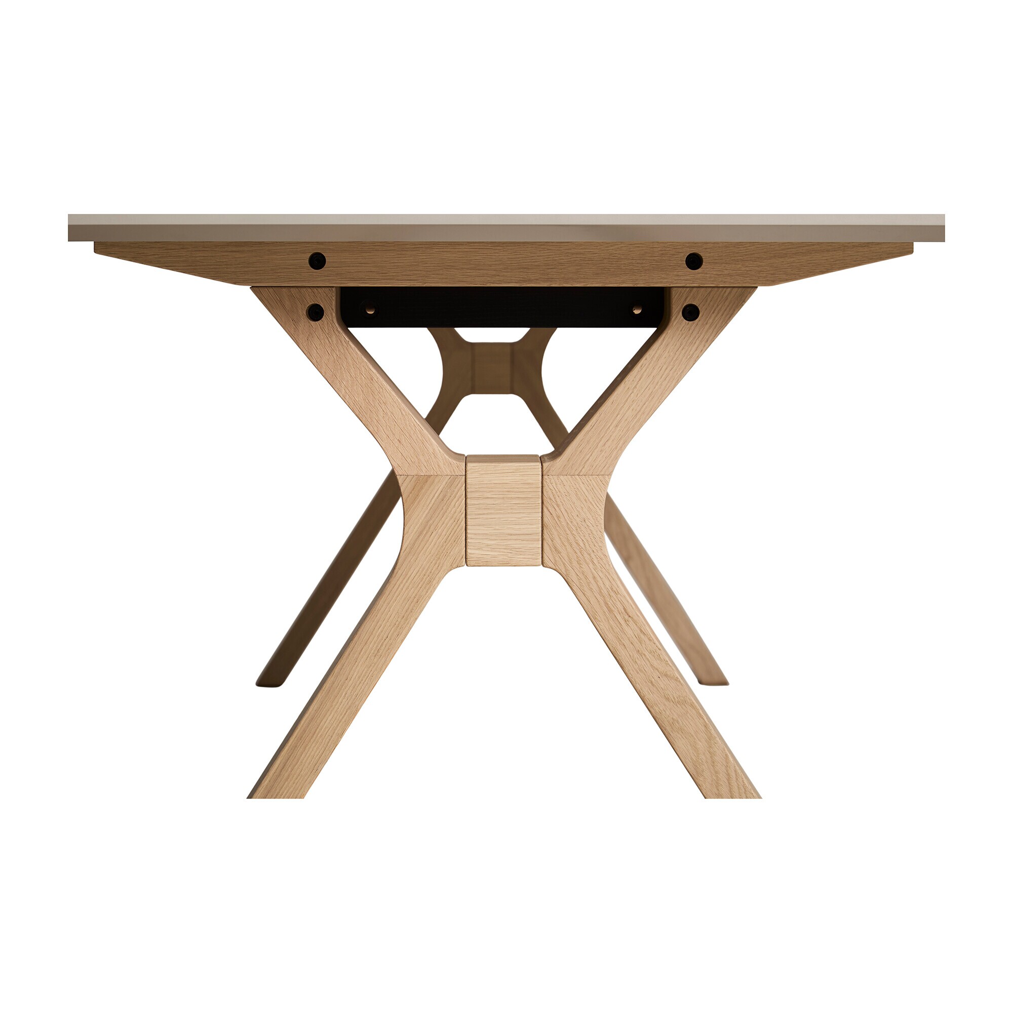 Space Dining Table Extentable Solid Wood 220x95cm