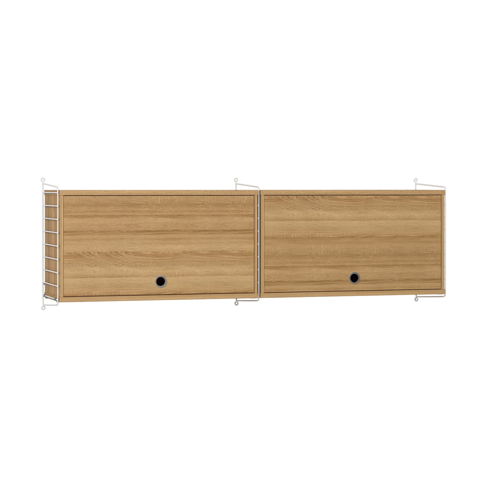 Wall Cabinet with Flap Doors 156x50x30cm