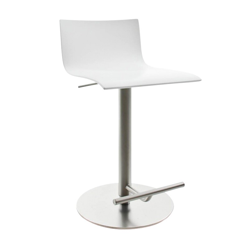 Thin S24 Bar Stool Seat Oak 54-79cm