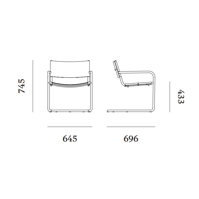 Sine Outdoor Lounge Chair