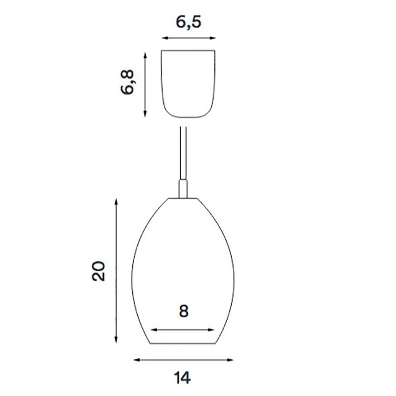 Unika Suspension Lamp L