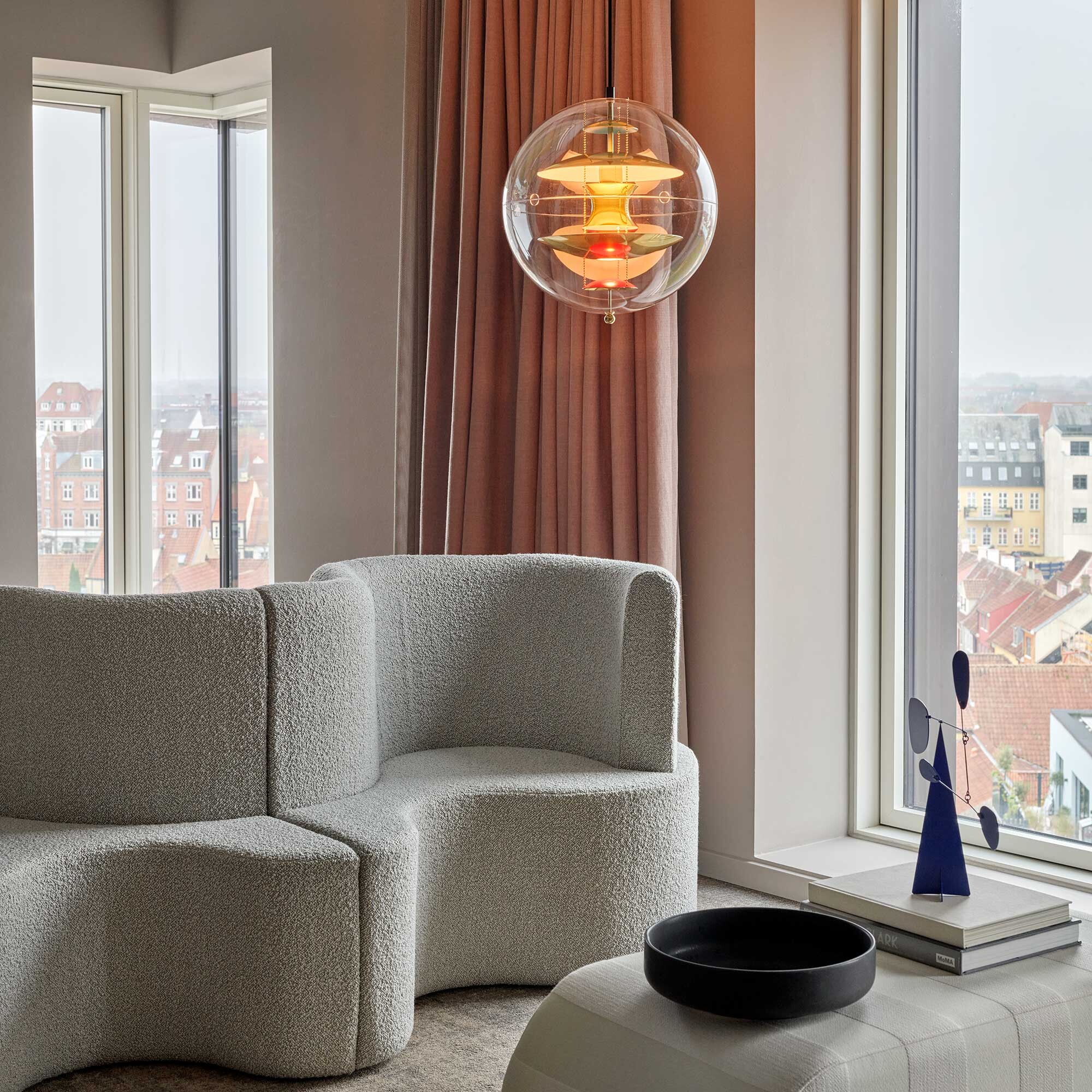 VP Globe Brass Suspension Lamp