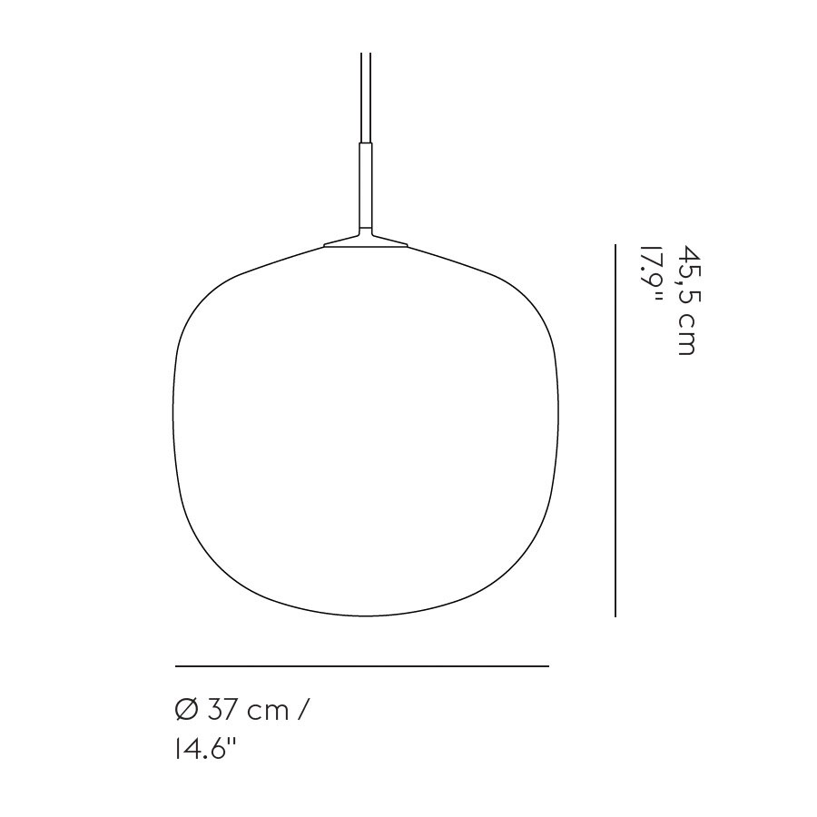 Rime Suspension Lamp Ø 37cm