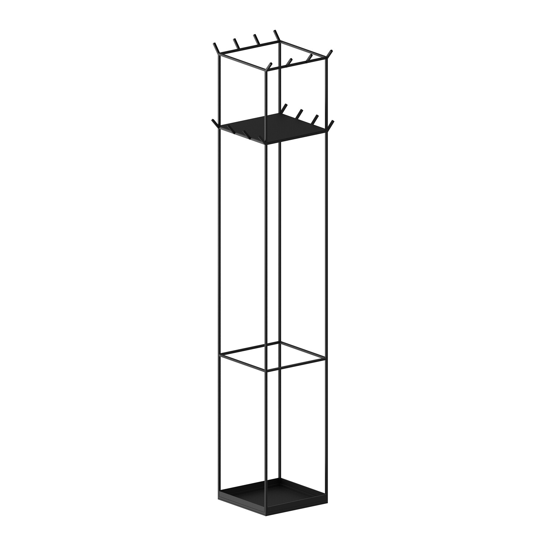 Slim Irony Coatstand 34x34x169cm