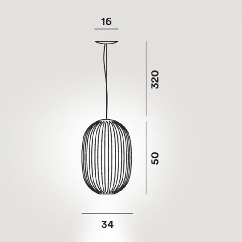 Plass Media Suspension Lamp