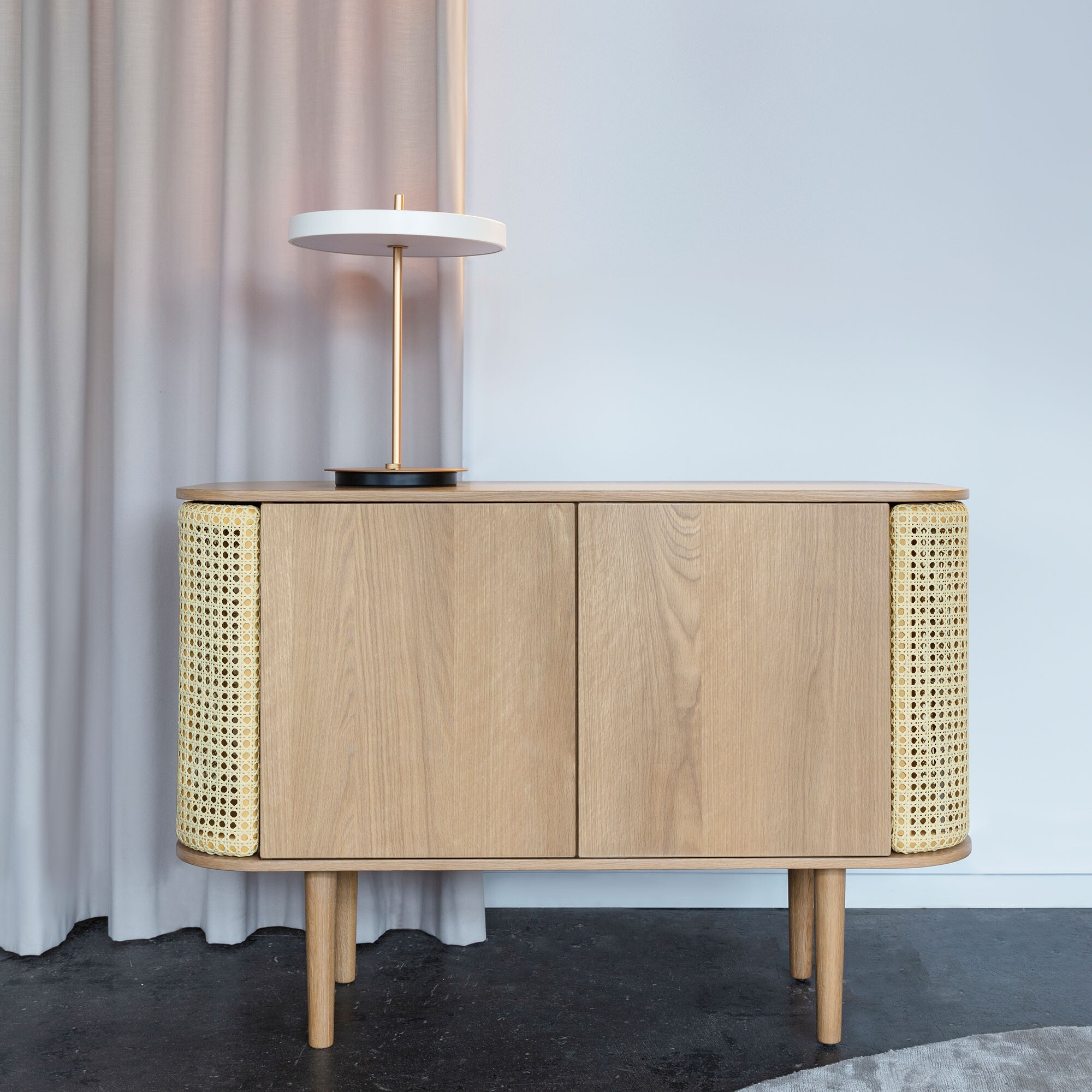 Treasures Sideboard with 2 Doors Viennese Wickerwork