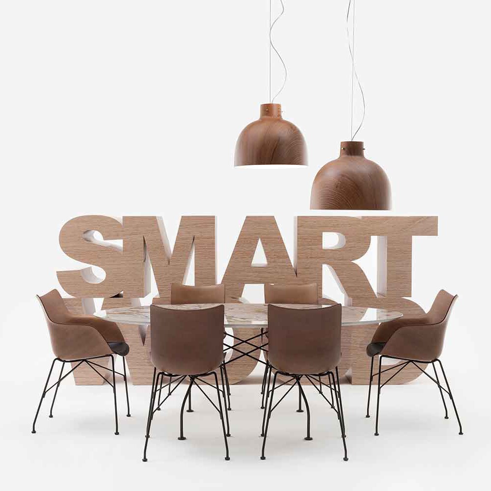 Q/Wood Armchair 55x84x57cm