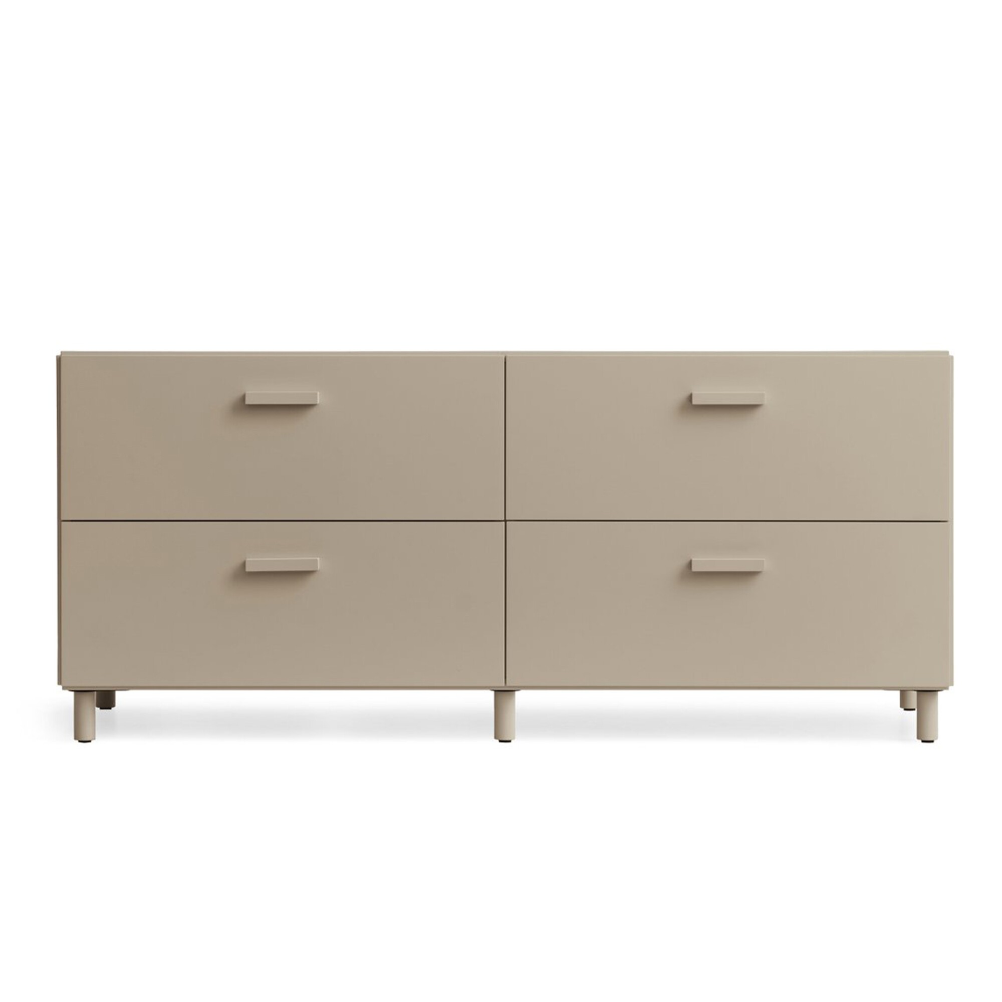 Relief Chest of Drawers Low with Legs 123x46.6cm