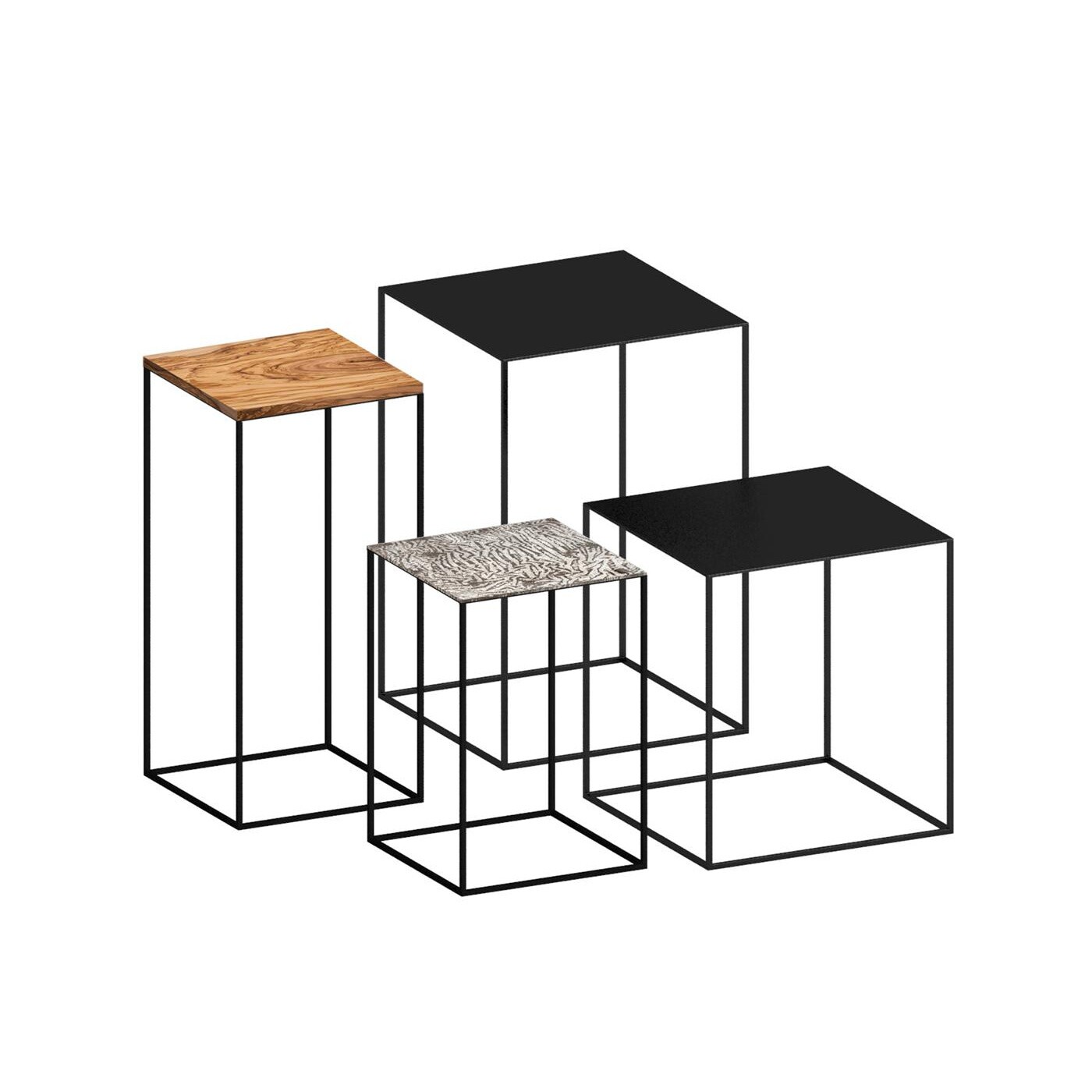 Slim Irony Side Table 31x31cm