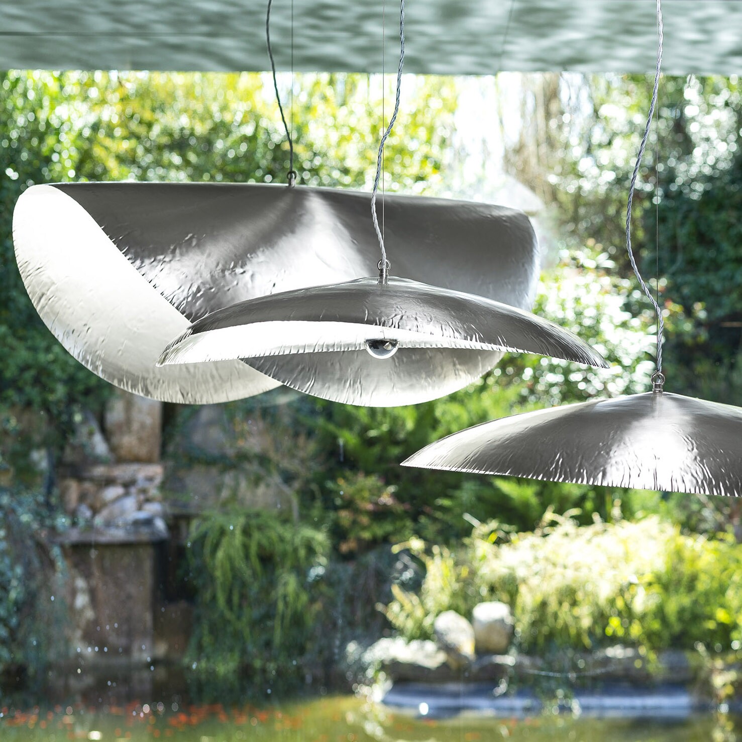Silver 96 Suspension Lamp