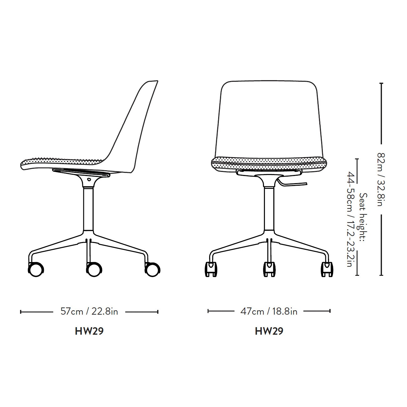 Rely HW29 Office Swivel Chair