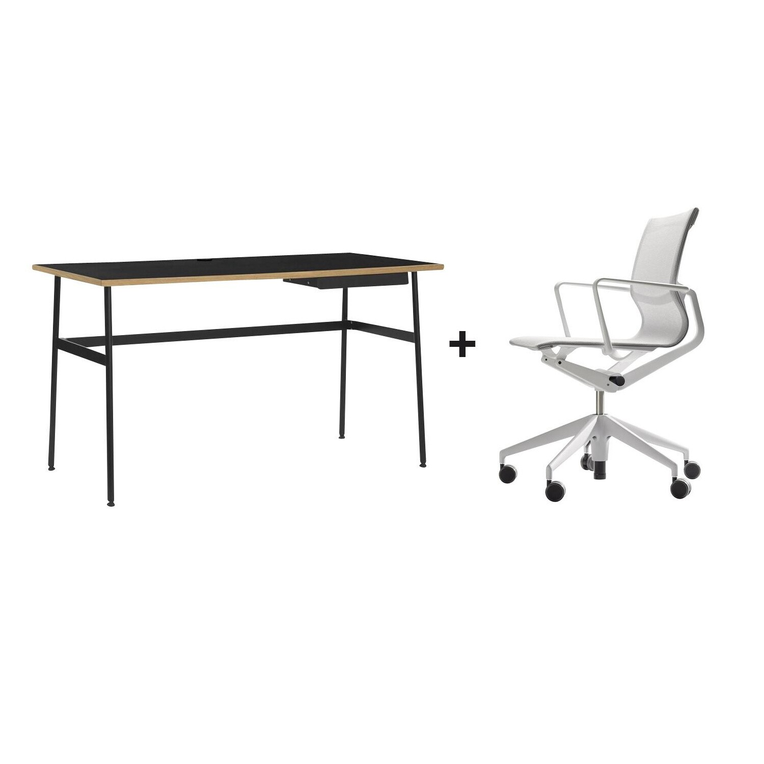Promo Set Journal Office Table + Physix Office Chair