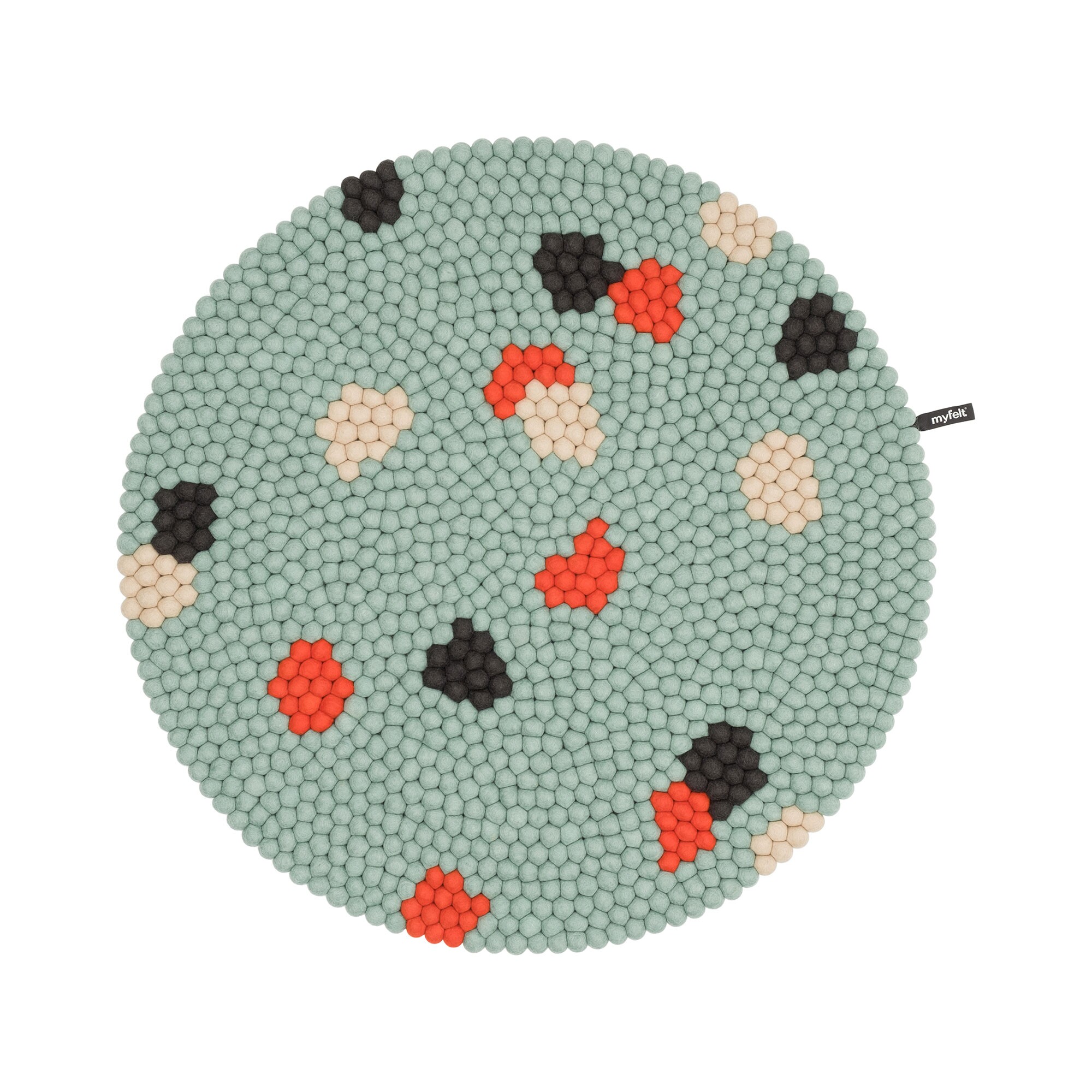 Terra Ocean Felt Ball Rug