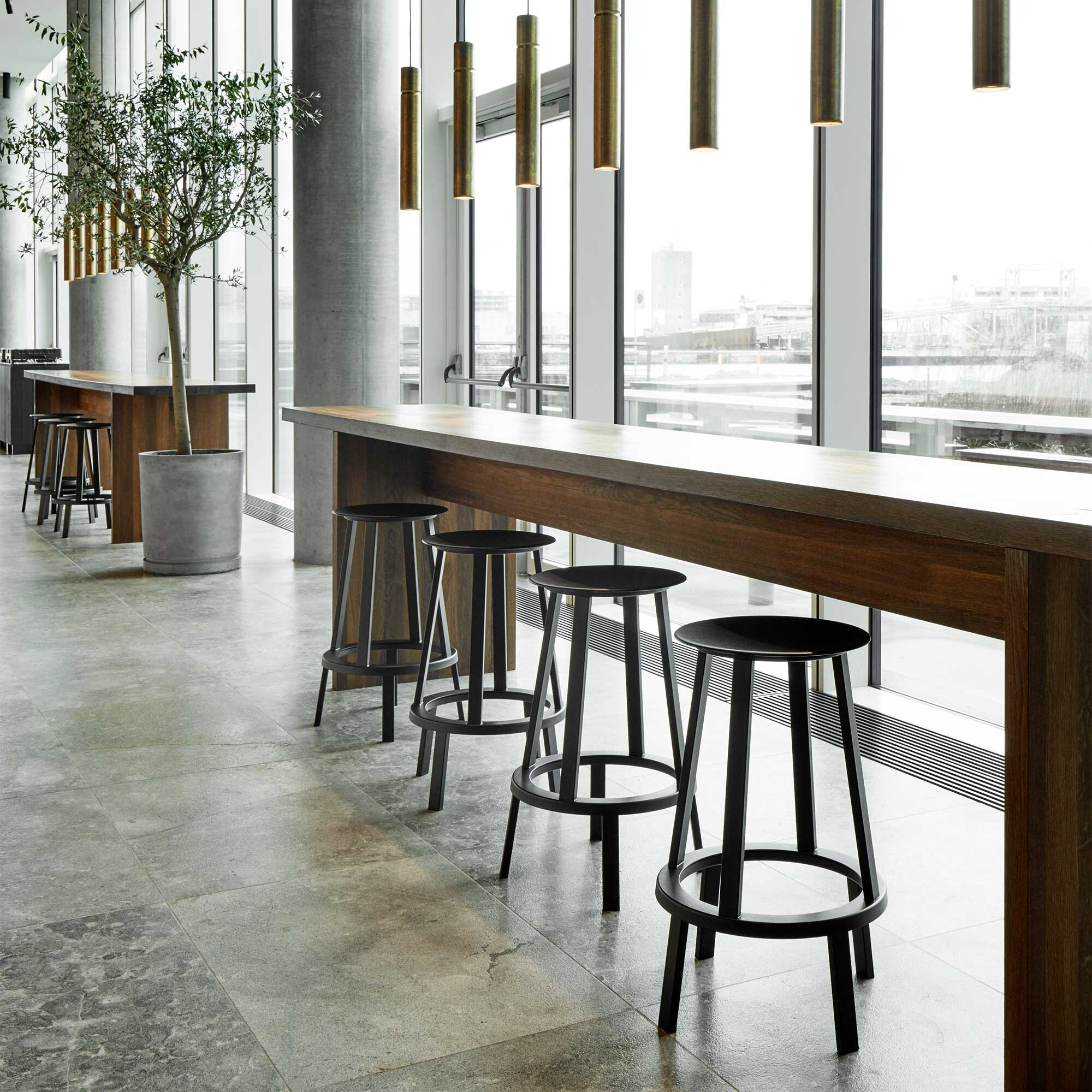 Revolver Bar Stool Low