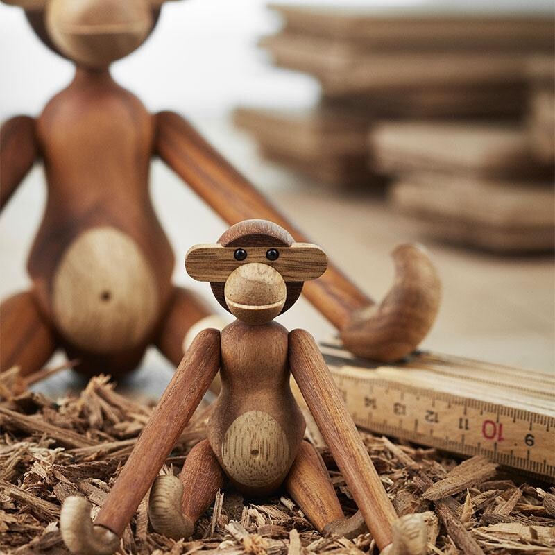 Wooden Figurine Monkey Mini