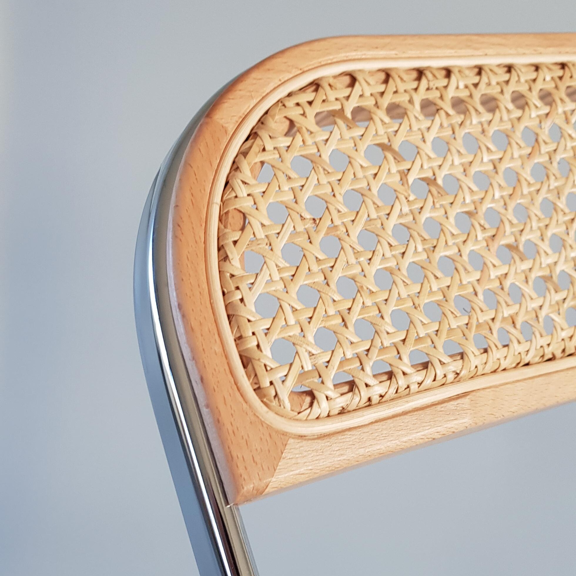 Plia Cane Folding Chair