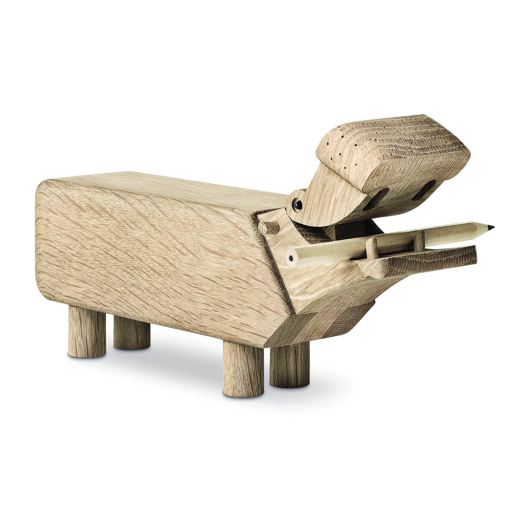 Wooden Figurine Hippo