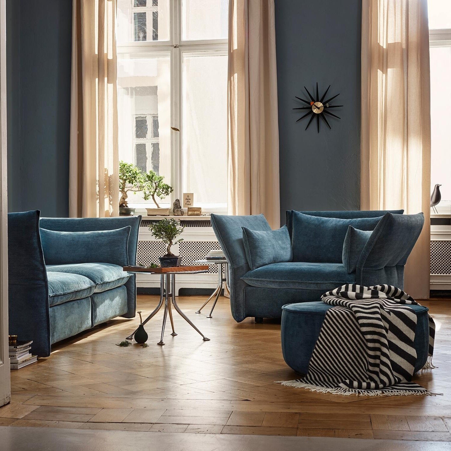 Sunburst Clock Nelson