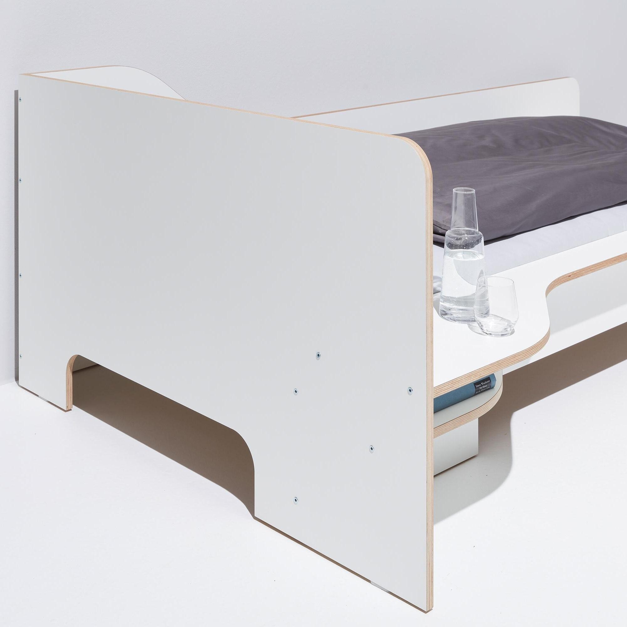 Plane Single Bed With Storage Box Right 90x200cm