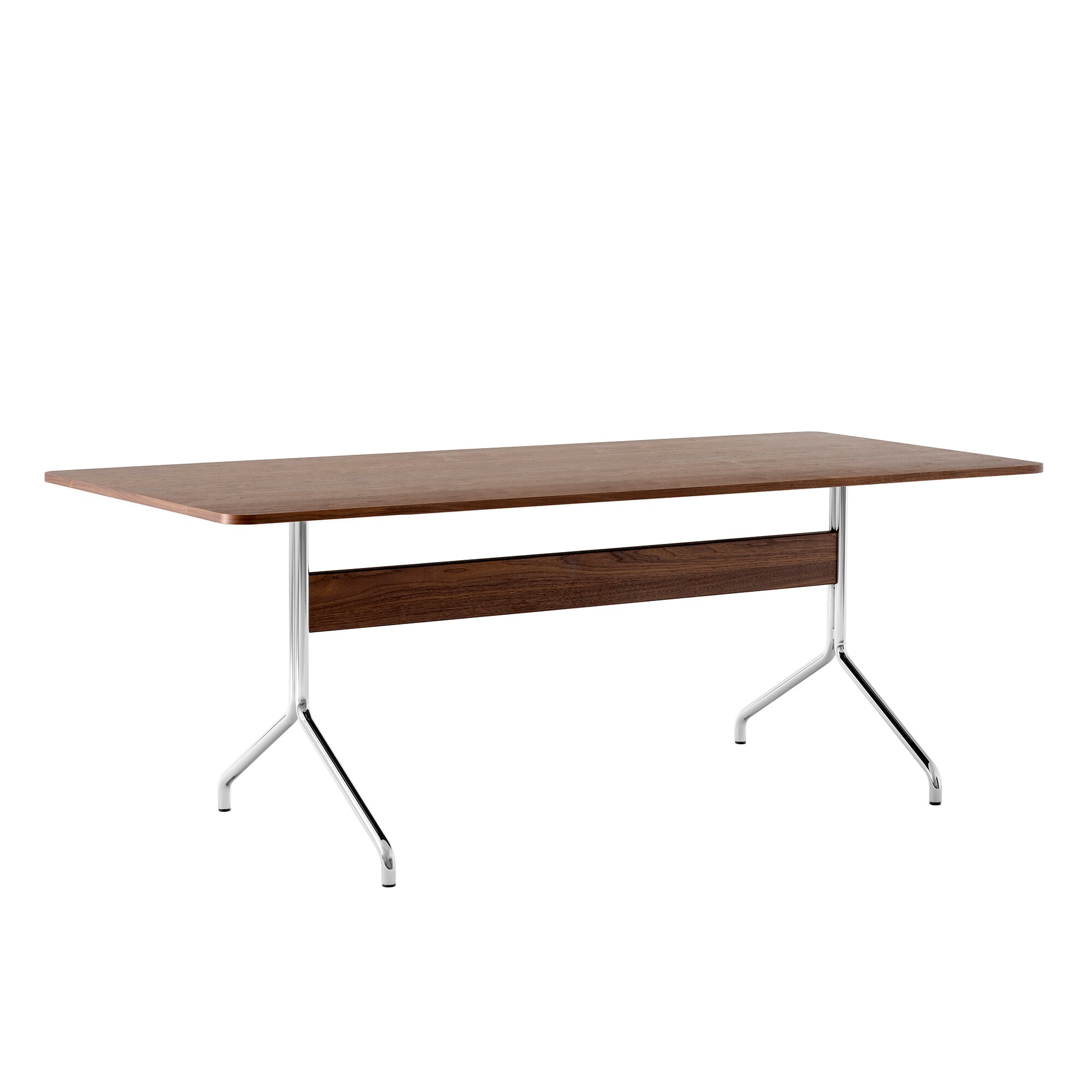 Pavilion AV19 Dining Table 90x200cm Frame Chrome