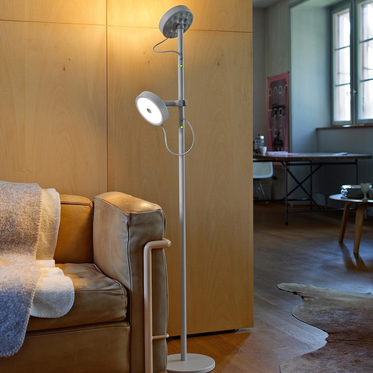 U-Turn LED Floor Light/Reading Light