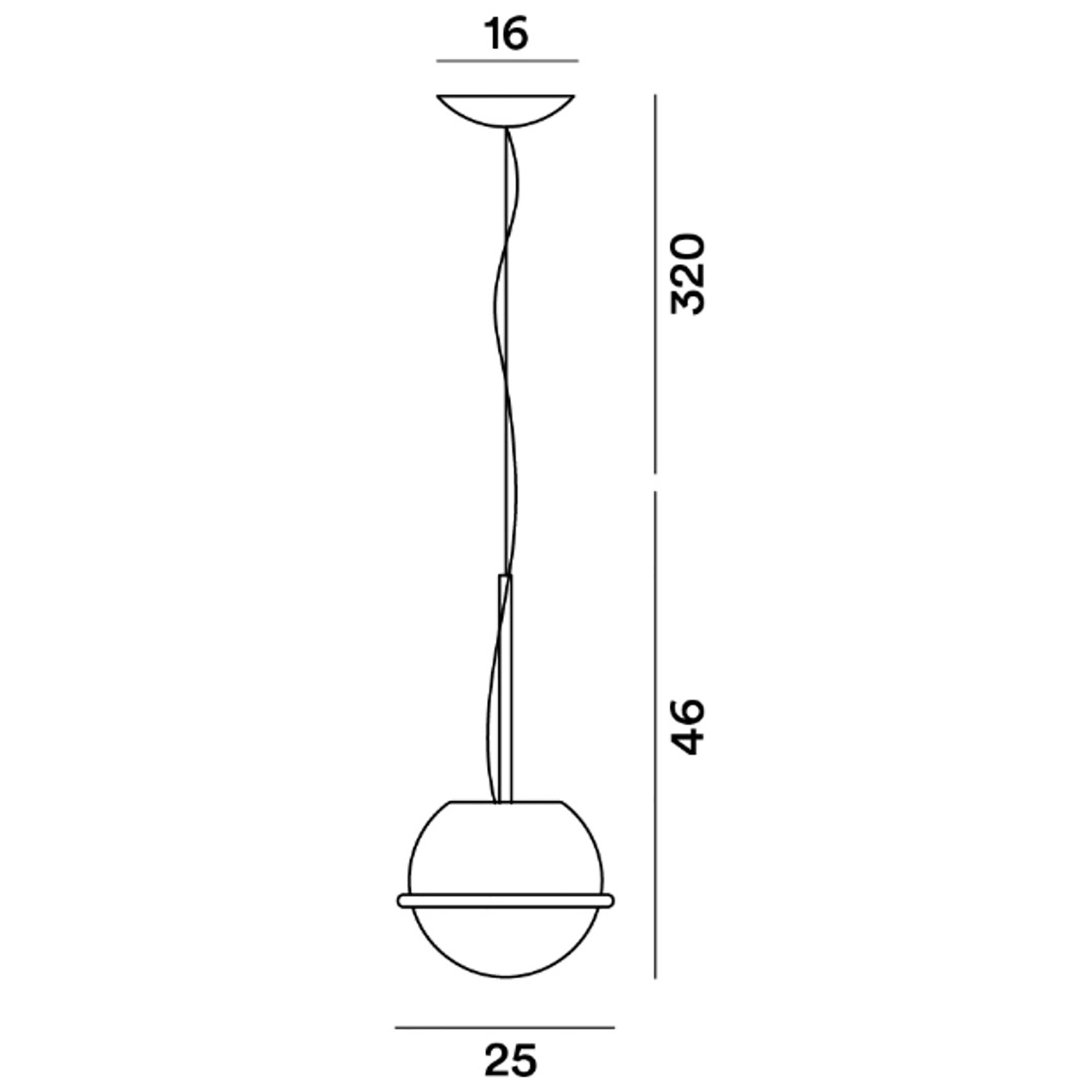 Tonda Suspension Lamp S