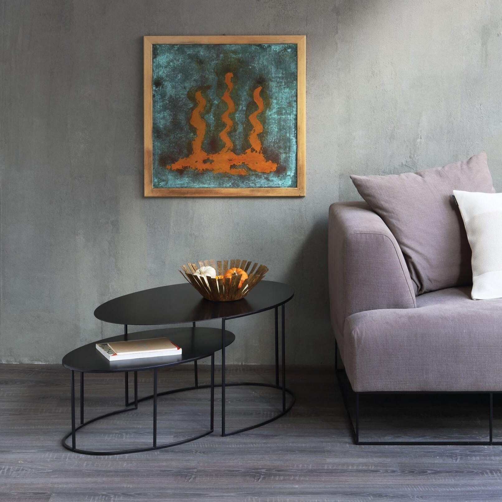 Slim Irony Oval Coffee Table