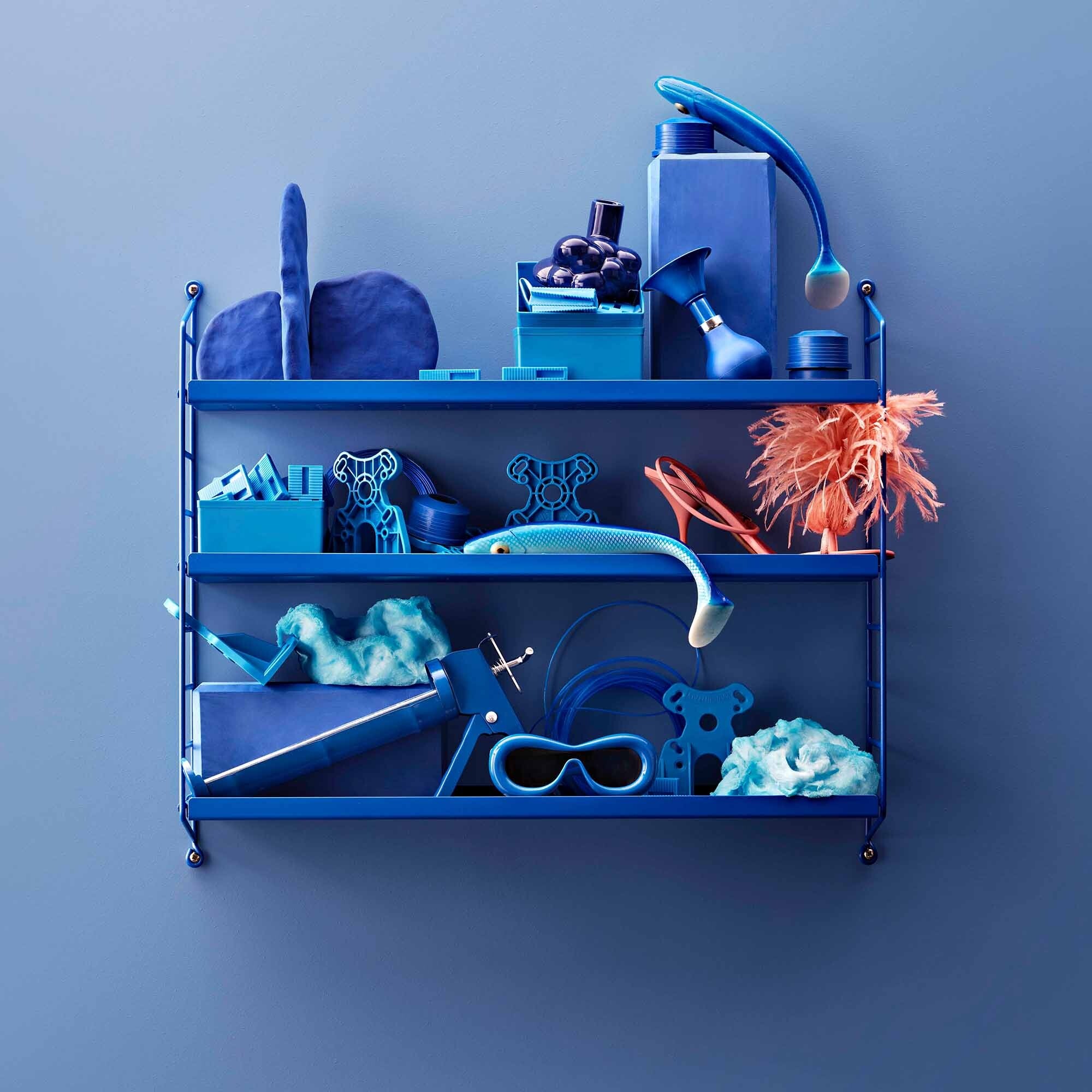 String Pocket Metall Shelf 60x50x15cm