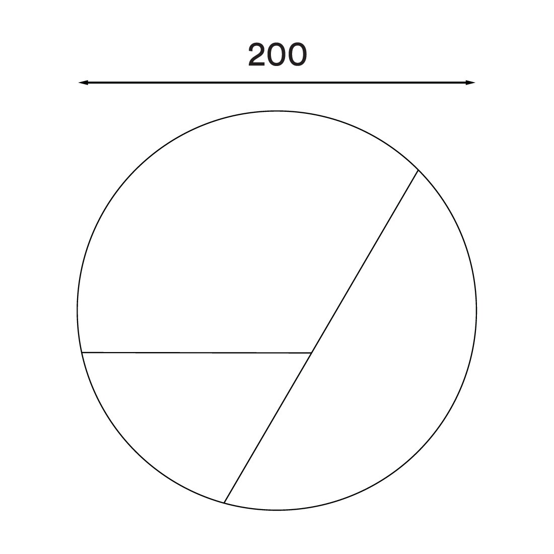 Row New Zealand Wool Rug Circular Ø200cm