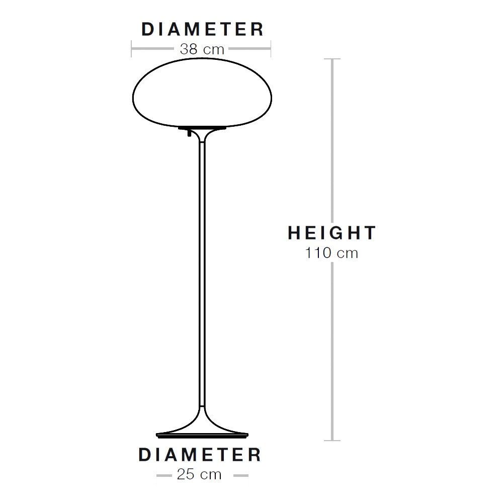 Stemlite Floor Lamp H 110cm