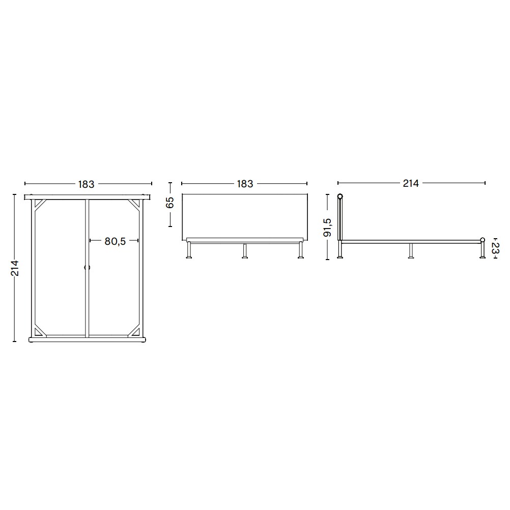 Tamoto Bed 160x200cm