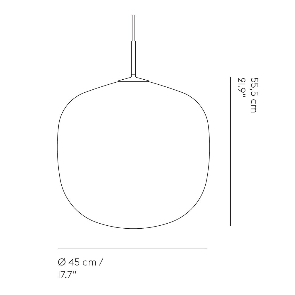 Rime Suspension Lamp Ø 45cm