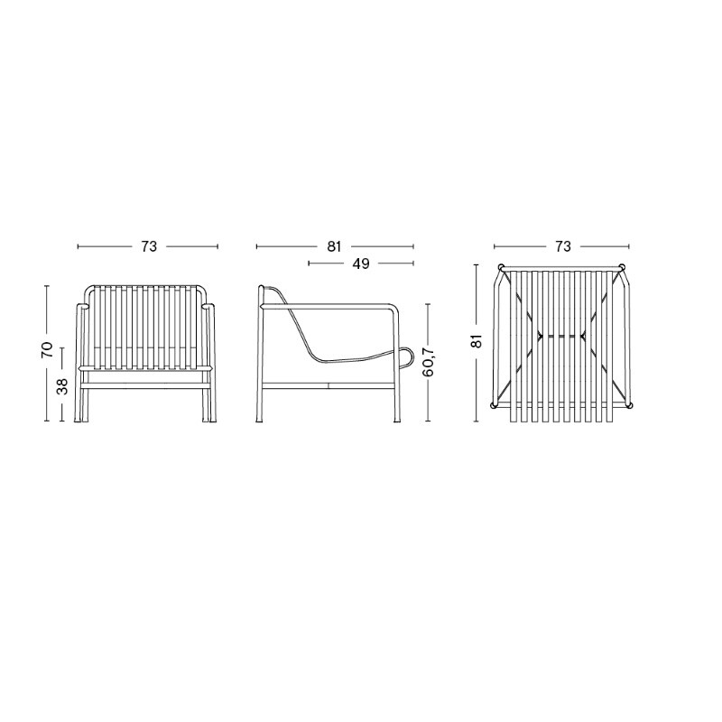 Palissade Lounge Chair Low