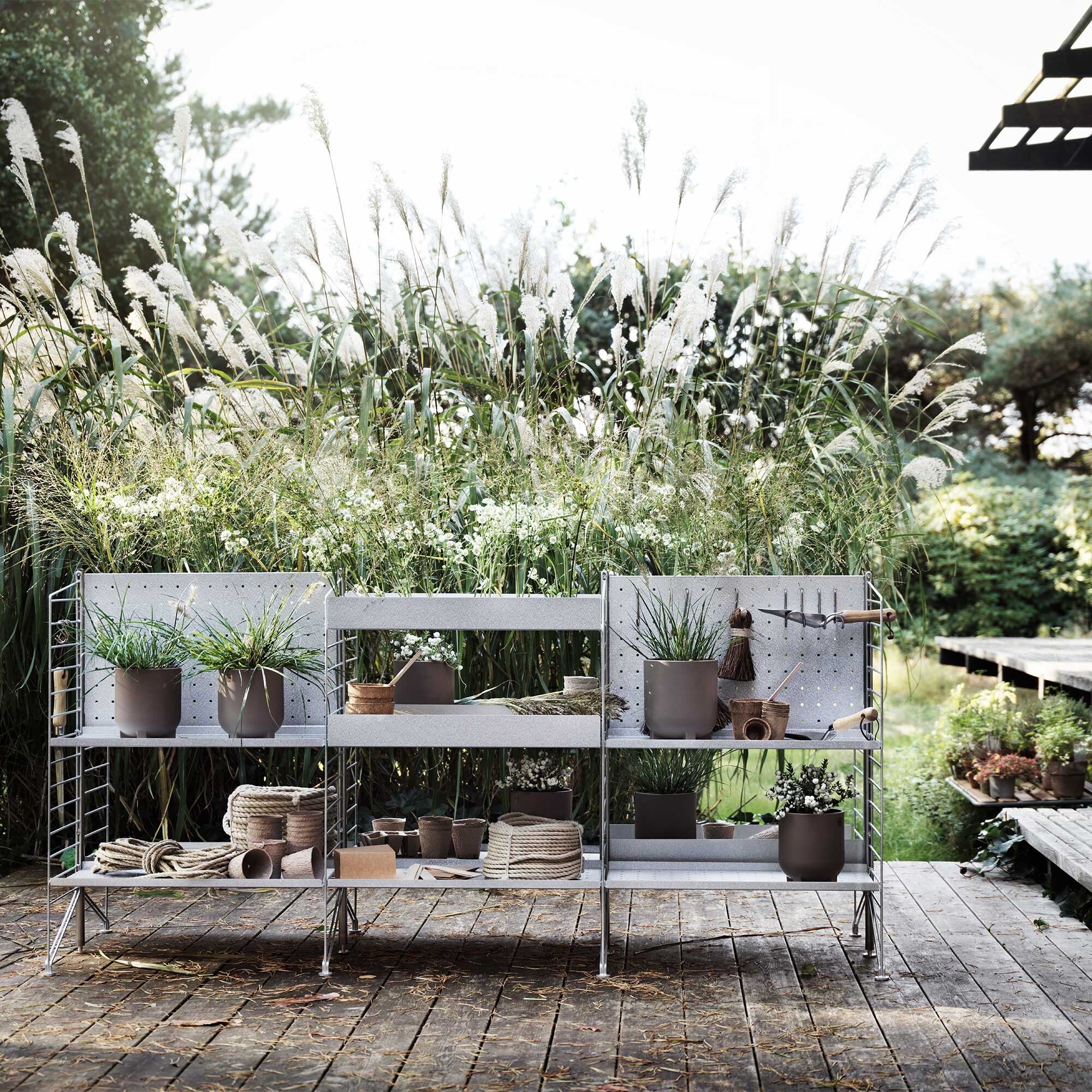 String System Outdoor Shelf Low Edge 50x30cm