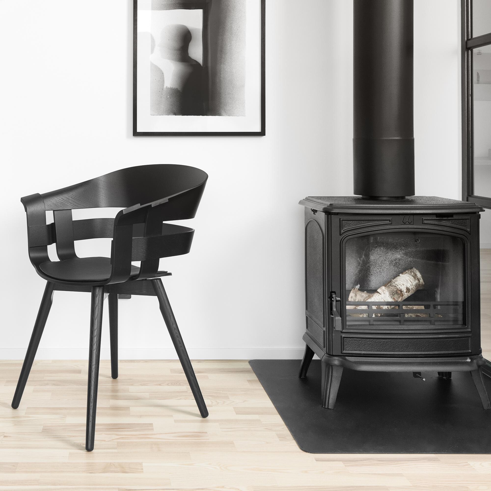 Wick Armchair Frame Wood