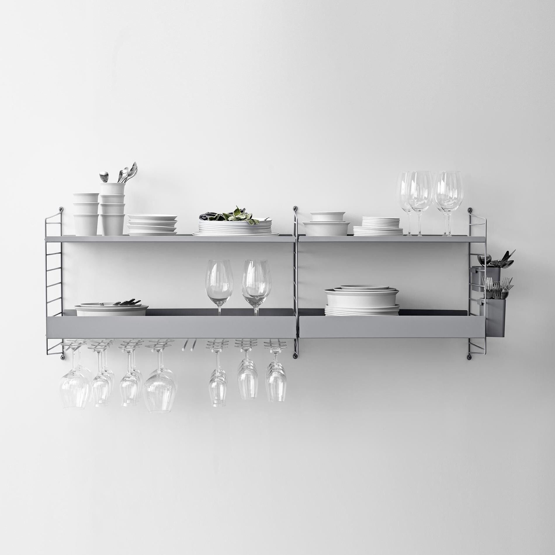 String System Hanger Rack for Glasses Set of 2