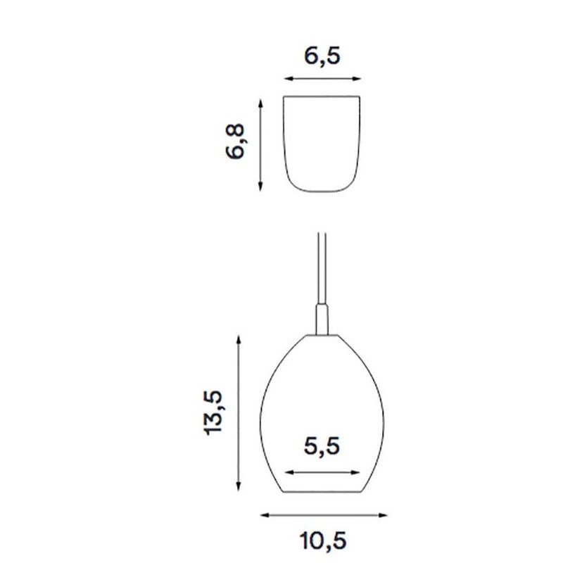 Unika Suspension Lamp S