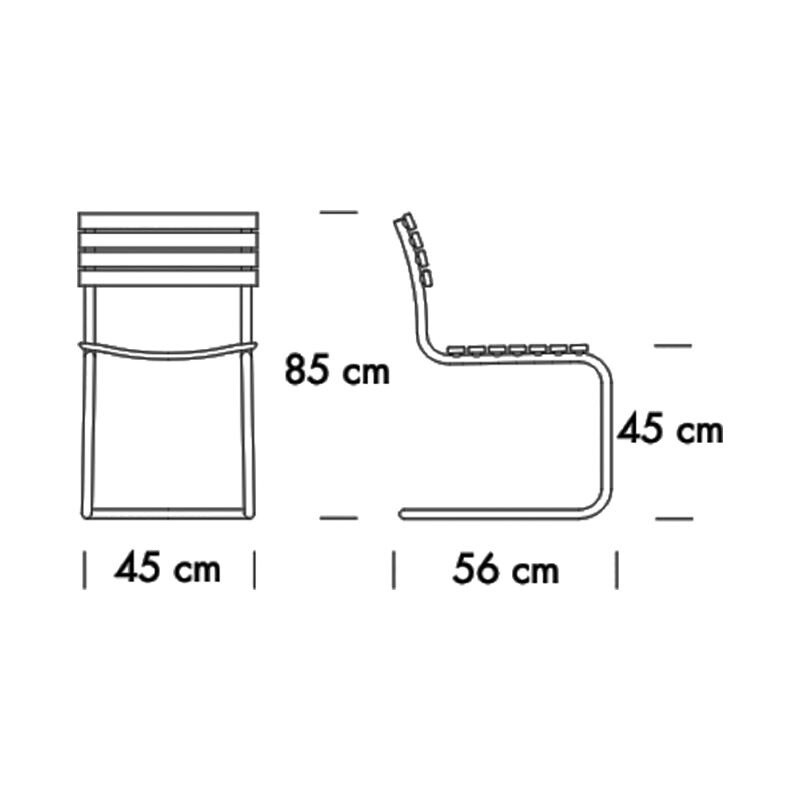 S 40 Cantaliver Garden Chair